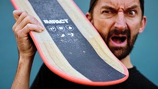 WE TEST THE UNBREAKABLE IMPACT SKATEBOARD [upl. by Arimaj]