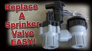 How to Replace a Sprinkler Valve [upl. by Yve388]