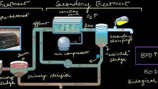 Sewage Treatment  Microbes in Human Welfare  Biology  Khan Academy [upl. by Megdal]