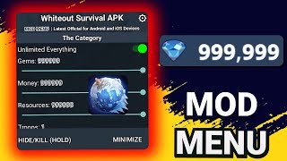 Whiteout Survival Hack MOD APK v98 Unlimited Gems Free Shopping Fast Build Auto Play 2024 [upl. by Roanne]