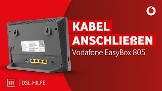 Vodafone EasyBox 805 anschließen [upl. by Aracahs]