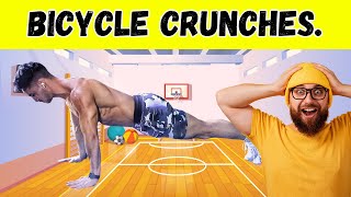 How to Do Bicycle Crunches Advanced Ab Workout [upl. by Anihsak]