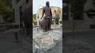 William Gilbert Rees Statue Queenstown New Zealand shorts [upl. by Cosmo]