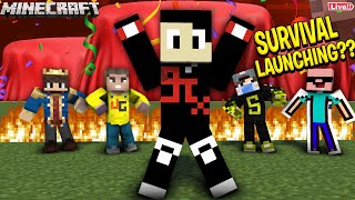 Minecraft Live  Survival SMP Today OR Tomorrow Join Java  PE 247 GamerFleet [upl. by Menashem312]