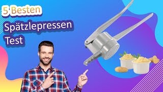 Die 5 Besten Spätzlepressen Test [upl. by Niwre]