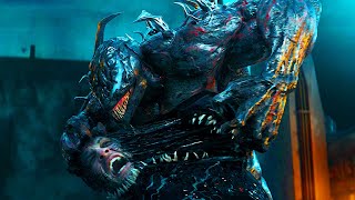 Venom Vs Riot  Final Battle Scene  VENOM 2018 Movie CLIP 4K [upl. by Enotna]