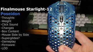 Finalmouse Starlight 12 Poseidon Review  Thoughts amp Mouse Comparisons  Changing LOD amp Firmware [upl. by Meurer]