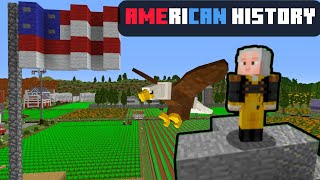 American History Portrayed by Minecraft [upl. by Norine]