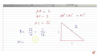 Find ratio of Inradius and Circumradius of a triangle  in 3D rR [upl. by Lechner]