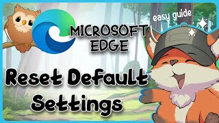 Reset Microsoft Edge to Factory Settings  Guide Glimpse [upl. by Pooley]