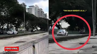 POLIS KEJAR KERETA AXIA BIRU DI SUBANGJAYA🔴 INI PUNCANYA [upl. by Henebry]