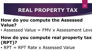 WHAT IS REAL PROPERTY TAX amp HOW DO YOU COMPUTE IT realproperty taxation [upl. by Gerrie]