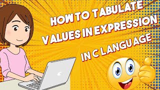 HOW TO TABULATE A NUMBER IN EXPRESSION [upl. by Ynohta]