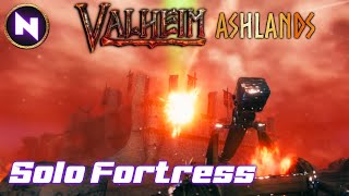 How To Solo FORTRESS in ASHLANDS  05  Valheim Ashlands Lets Play [upl. by Lambertson737]