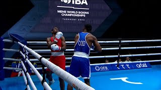 R32 80KG OSEPH NICKELL TTO vs PITA KABEJI PETER COD IBA Mens World Boxing Championships 2023 [upl. by Ellehcen]