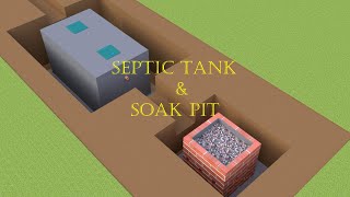 Septic tank constructionsoak pit [upl. by Clift]