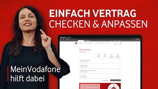 MeinVodafone Rechnung einsehen amp Vertragsdaten ändern  ServiceZoom [upl. by Eileen]