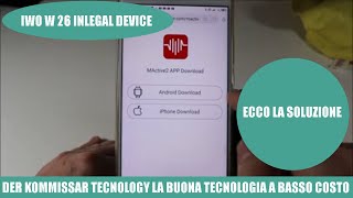 Iwo w26 soluzione problema app Fundo Pro illegal devices [upl. by Eglanteen]