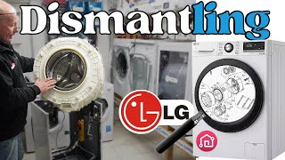 Dismantling LG ThinQ Washing Machine A Complete Guide To Taking It Apart 2020 Onwards [upl. by Brandise]