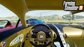 FS19 INSANE BUGATTI CHIRON 3260000 BUGATTI SUPER CAR FARMING SIMULATOR 19 [upl. by Daryle]