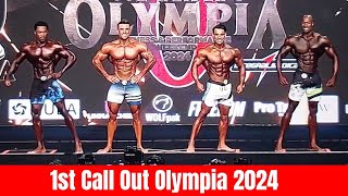 1st Call Out Mens Olympia 2024 Live amp Top 6 Ali Bilal VS Rayan Terry VS Erin Banks [upl. by Ahsined]