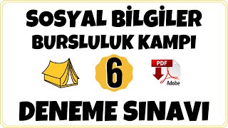 6SINIF SOSYAL BİLGİLER BURSLULUK DENEME SINAVI [upl. by Otto357]