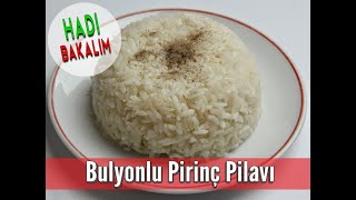 Bulyonlu Pirinç Pilavı Nasıl Yapılır [upl. by Daegal469]