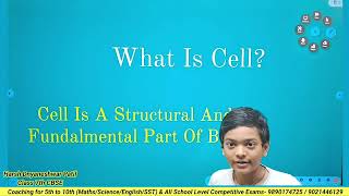 What Is Cell amp Its Types I Stucture amp Fuction Of Cell Organells I Harsh D Patil Class 7th CBSE [upl. by Yenaffit]