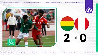 BOLIVIA vs PERÚ 20  RESUMEN Y GOLES DEL PARTIDO  FECHA 5  CLASIFICATORIAS 2026 🇧🇴⚽🇵🇪 [upl. by Attlee42]