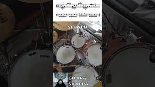 Gojira  Silvera  Drum Fill with sheet music [upl. by Edny]