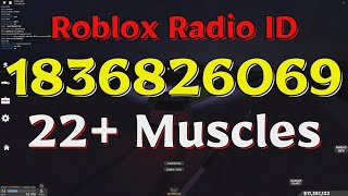 Muscles Roblox Radio CodesIDs [upl. by Hammad]