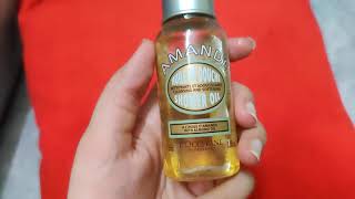 loccitane almond shower oil body wash shower gel luxury loccitane [upl. by Albertina906]