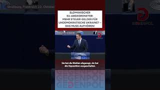 gegenpol shorts ukraine eu slowakei brüssel straßburg debatte politik geopolitik news [upl. by Kristen]