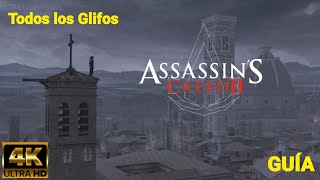 Todos los Glifos descubiertos y resueltos  Guía  4K  Assassins Creed 2  español [upl. by Nnomae515]