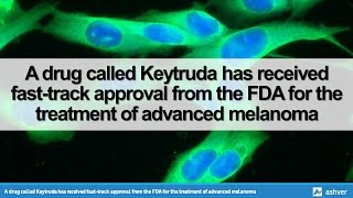 A drug called Keytruda has received fast track approval from the FDA for the treatment of [upl. by Acissey]