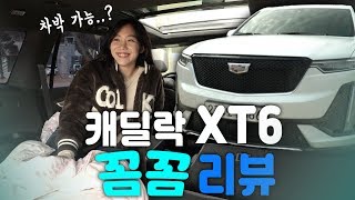 “GV80 거기 서” 신형 캐딜락 XT6 구석구석 살펴보니차박도 가능하냐고요 리뷰 대형SUV 3열 Cadillac XT6 [upl. by Ahsiekel589]