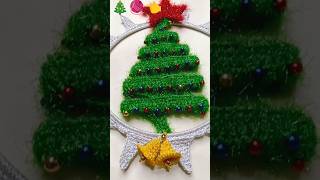 Crochet christmas tree 🎄🧶👈 youll love this idea [upl. by Caty601]