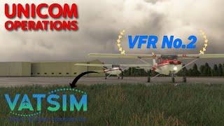 Unicom Operations VFR Vatsim Tutorial No2 [upl. by Aseret46]