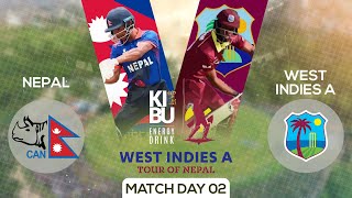 Nepal Vs West Indies A  Tour of Nepal  Kantipur Max HD LIVE  Match 02  28 April 2024 [upl. by Irafat118]