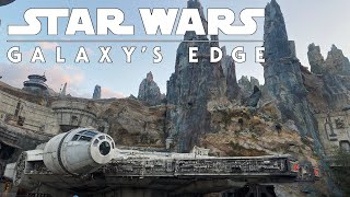 Star Wars Galaxys Edge Full Tour  Disney World [upl. by Carilla]