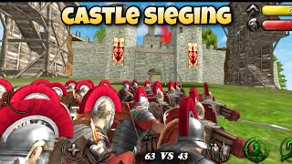 Roman empire sieging Castle 🔥  steel and flesh  v16 beta [upl. by Joyann]