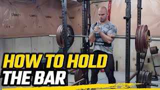 How to Hold the Bar for Zercher Squats [upl. by Pul]