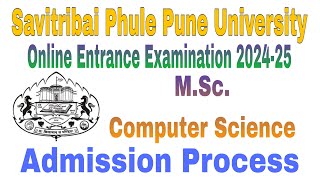 MSc Computer Science Admission Savitribai Phule Pune University 2024 sppu sppuexamnewstoday [upl. by Ogilvy103]