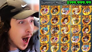 New Crazily Expensive Legends Limited Guaranteed Summons on Dragon Ball Legends [upl. by Eustashe]