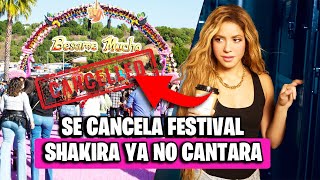 Cancelan el festival Bésame Mucho en el que iban a actuar SHAKIRA Pitbull entre otros ¿que pasó [upl. by Niven232]