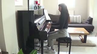 Aikaterini Myrto Tsimpiri piano BURGMULLER 25 easy Studies op 100 Ballade [upl. by Ocsinarf282]