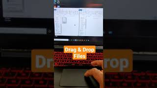 How to Drag and Drop with touchpad in windows 10 Laptop [upl. by Yelwah]