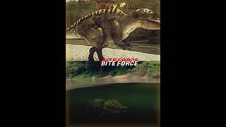 Acrocanthosaurus vs Astorgosuchus 1v1 vs edit prehistoric dinosaur crocodile acrocanthosaurus [upl. by Ainaznat]