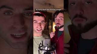 Santa Baby Bass Countertenor Duet with veryveryvinny duet music singing santababy [upl. by Callie]