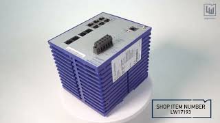 HIRSCHMANN RS2FXFX  RS2 FXFXRail Switch Industrial Ethernet Switch  LW17193 [upl. by Anjela]